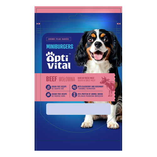 Opti Vital Miniburgerki z wołowiną 60g