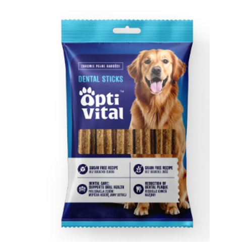 Opti Vital- Uzupełniająca przekąska dla psa. Dental stick 180g